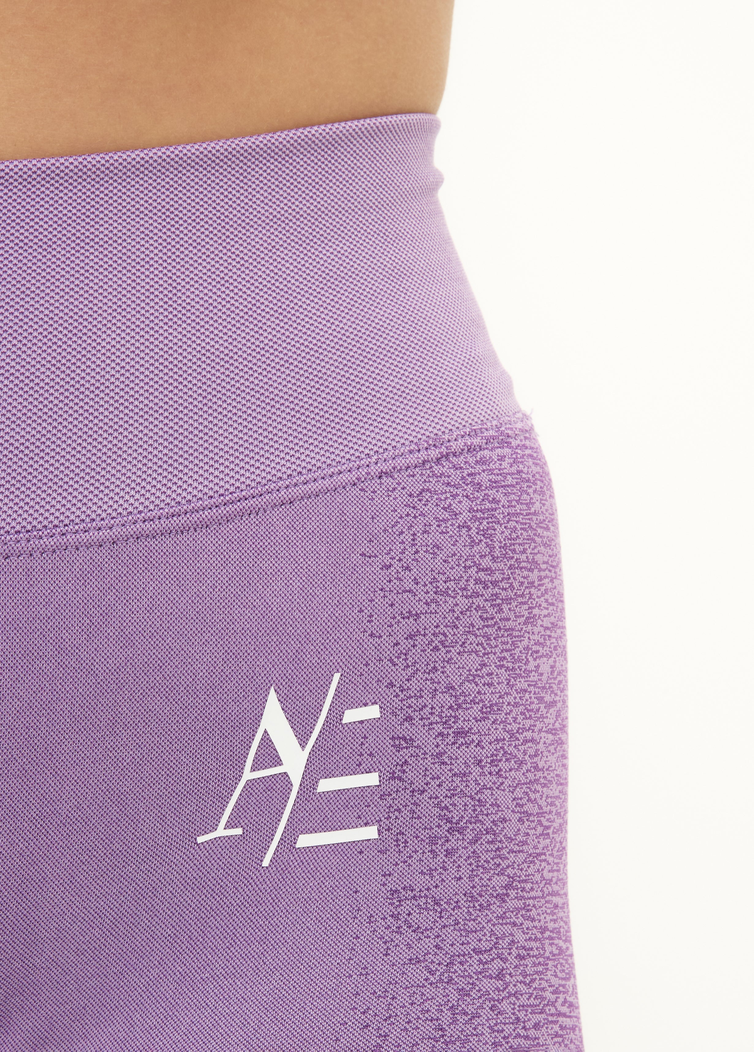 Highwaist sportleggings Floral Purple