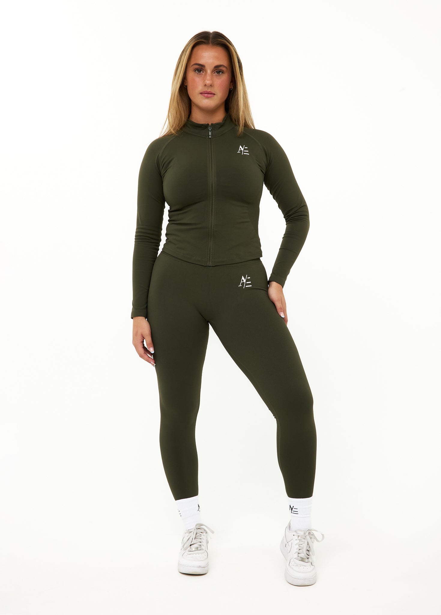 Zippers Forest Green