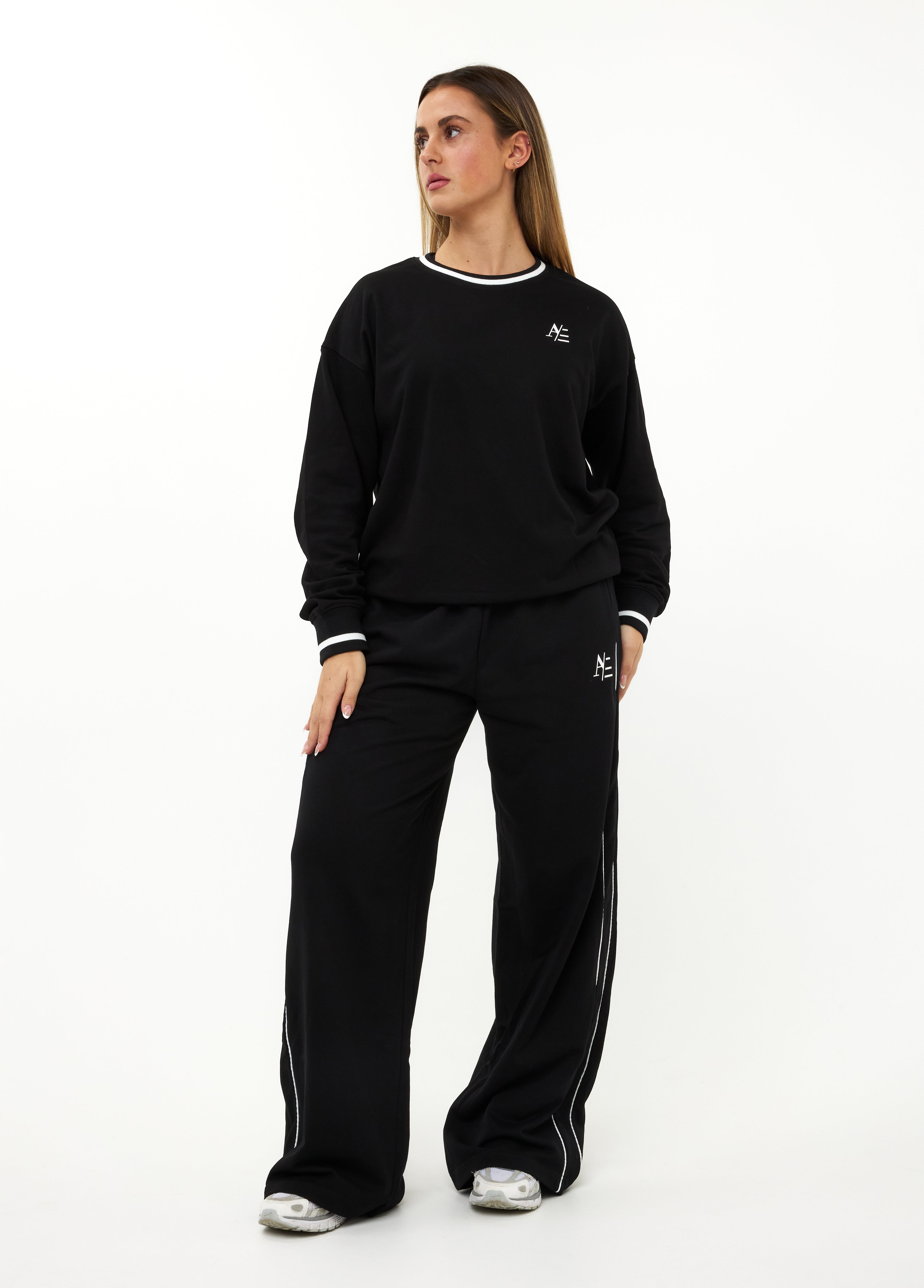 Ares Straight Leg Joggers Black