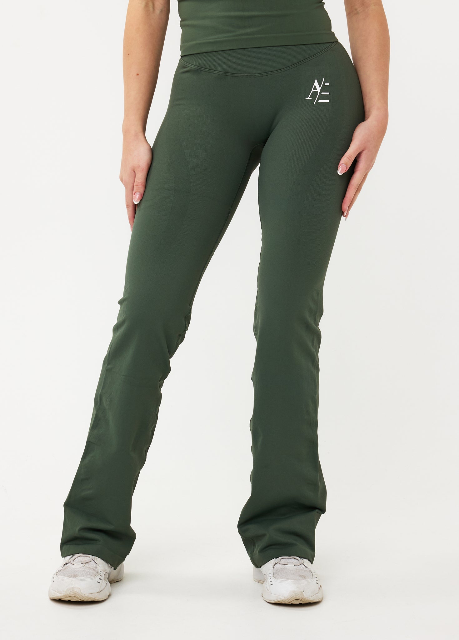 Flare Legging Olive Green
