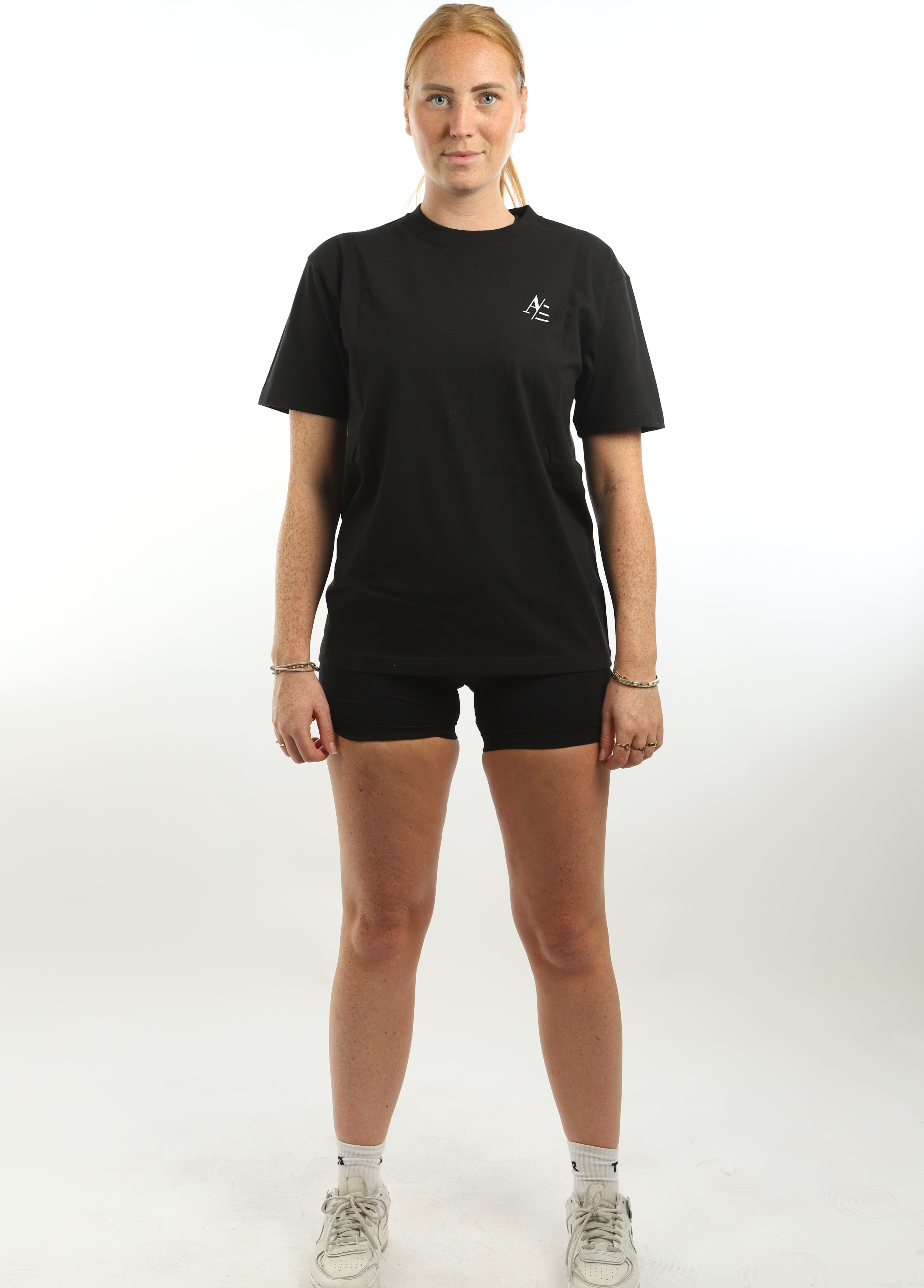 Oversized T-Shirt Black TRAIN HARD, STAY MOTIVATED.