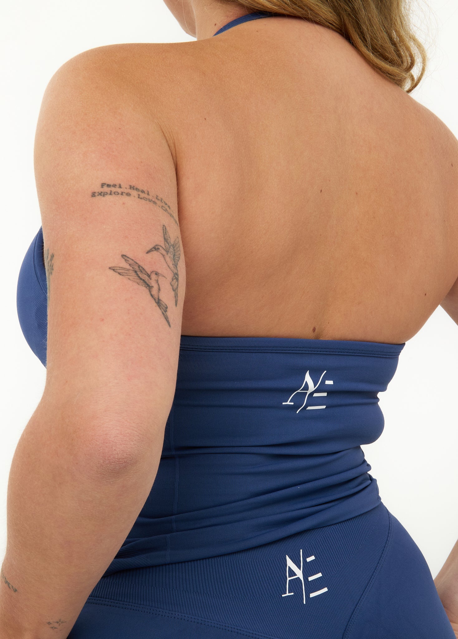 Long top Dark Sapphire Blue