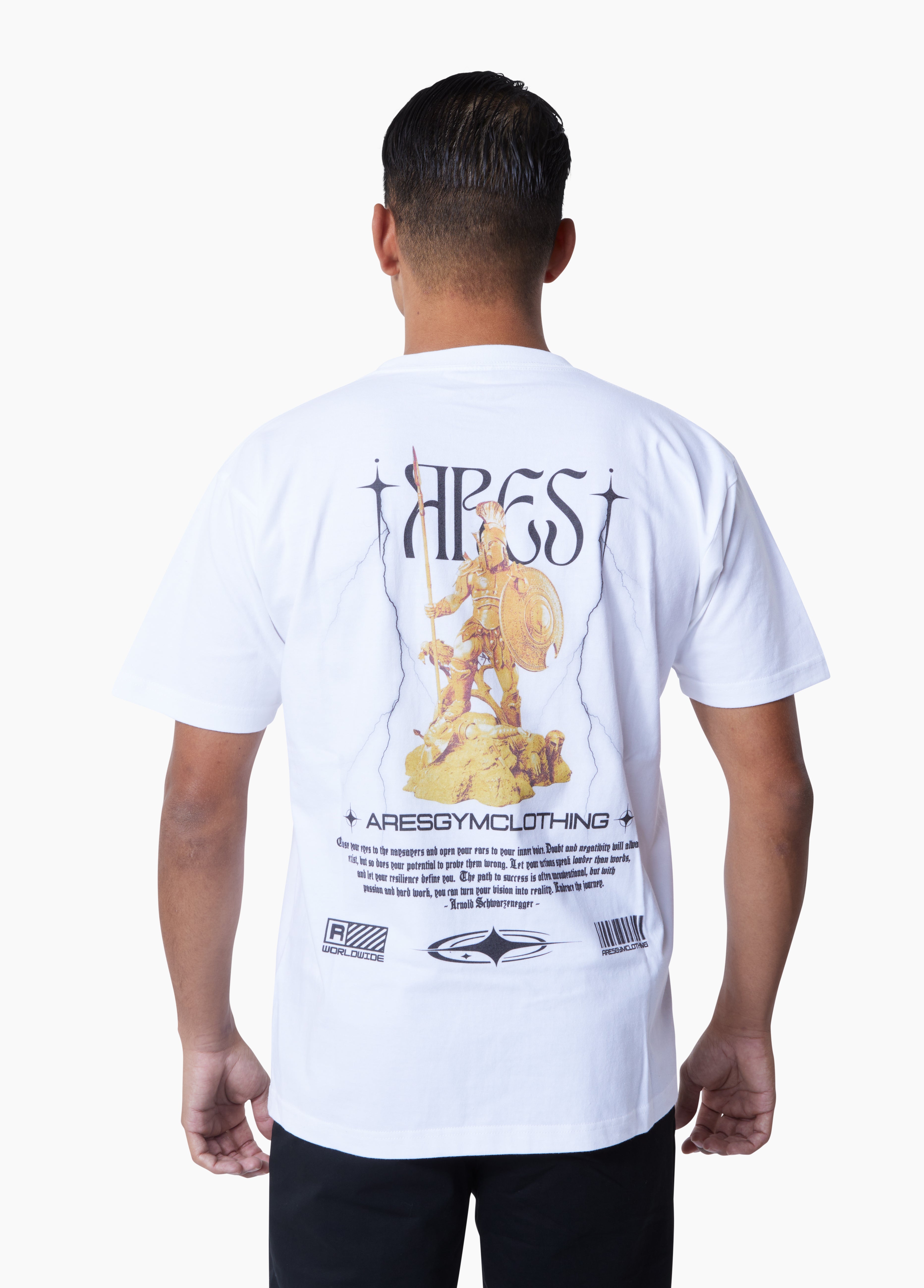 Royalty White Gold Design T-Shirt
