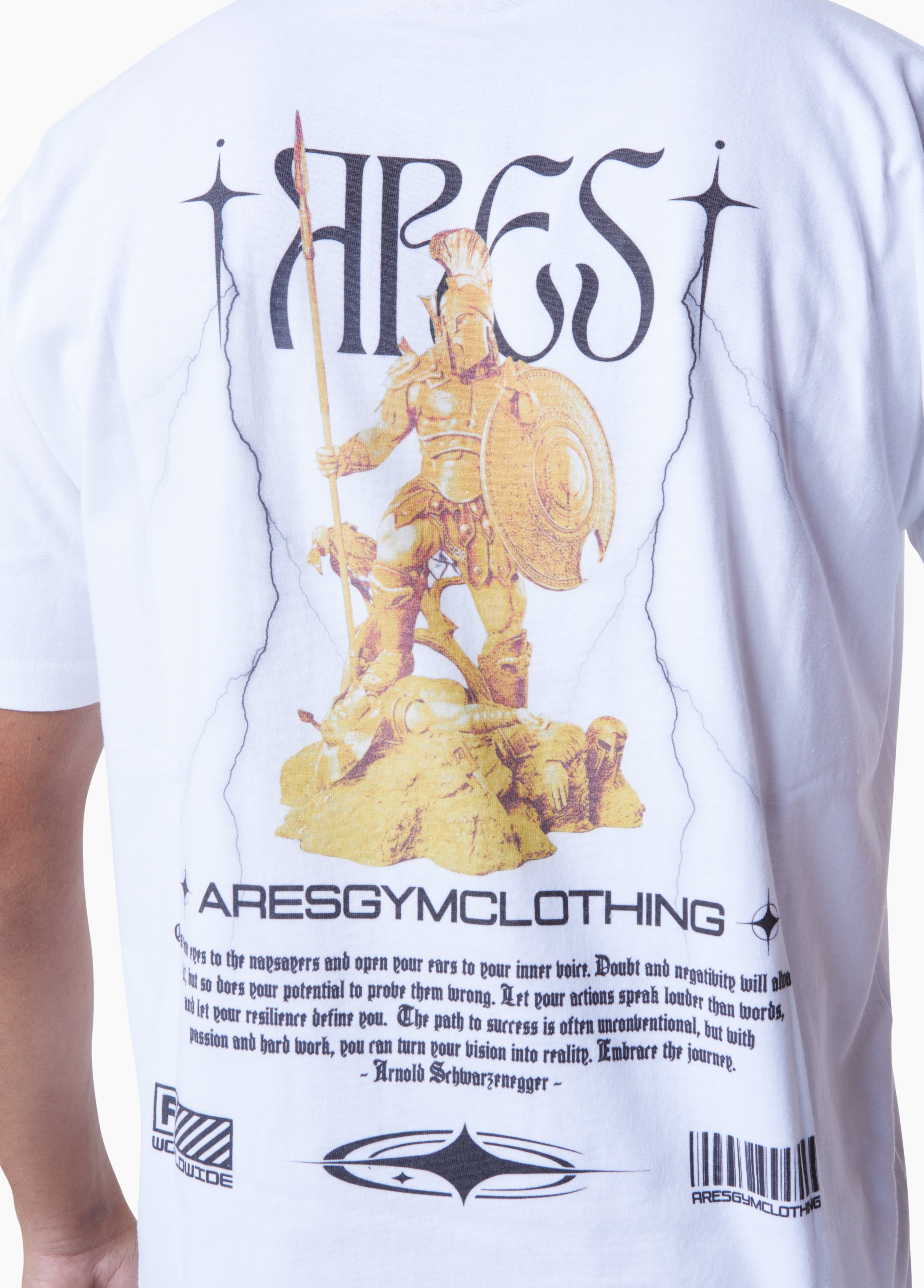 Royalty White Gold Design T-Shirt