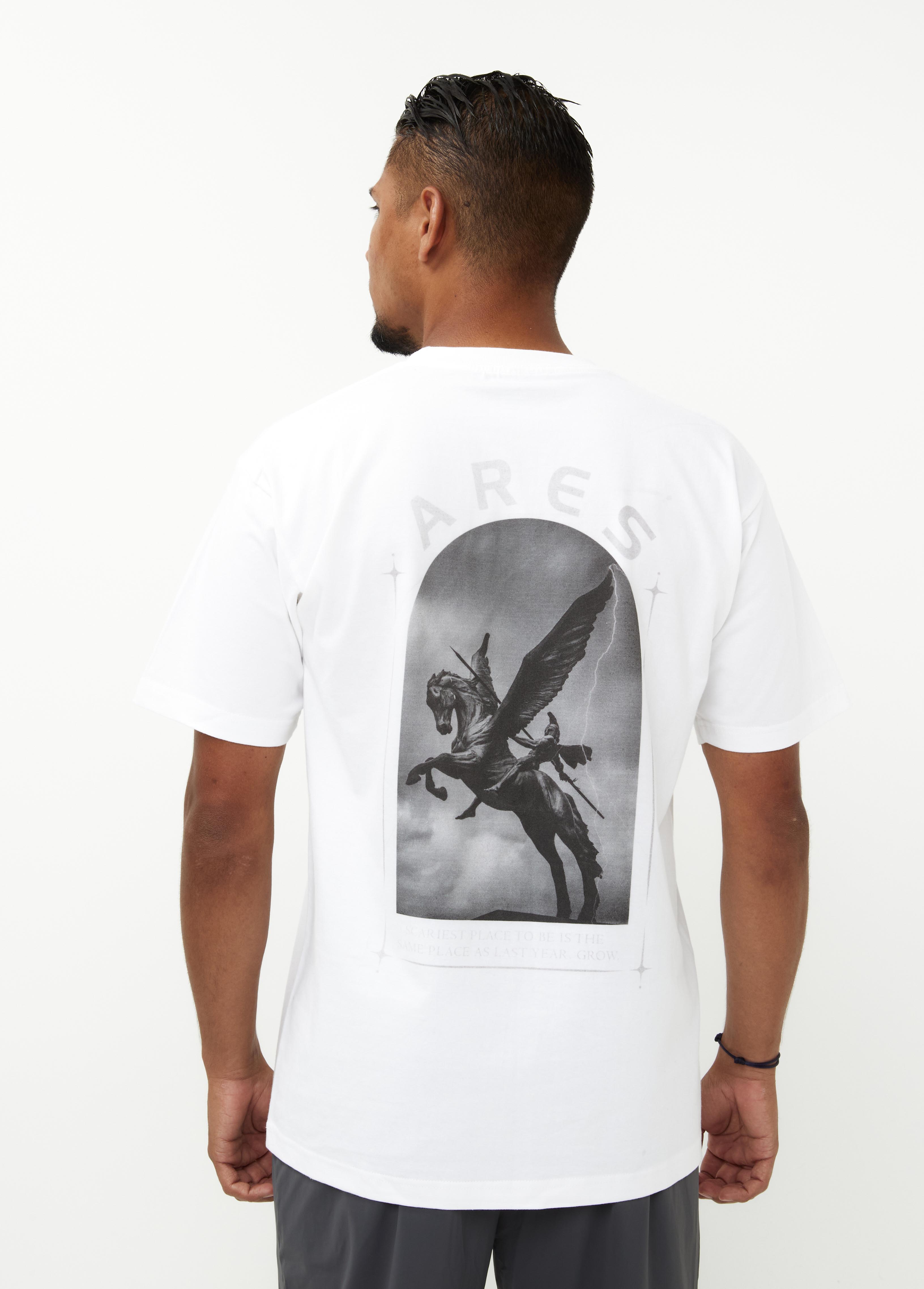 Pegasus Royalty White Design T-Shirt