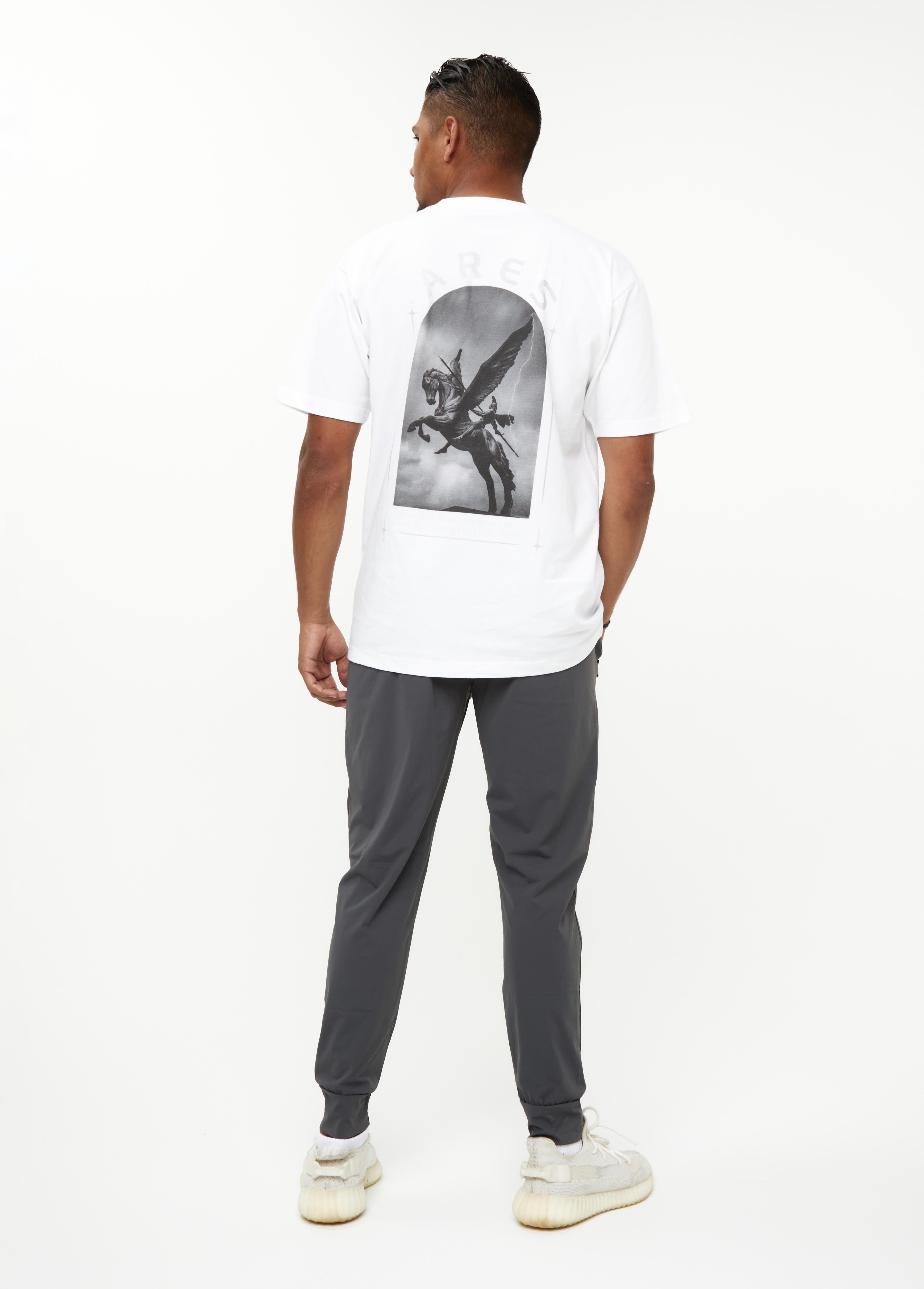 Pegasus Royalty White Design T-Shirt