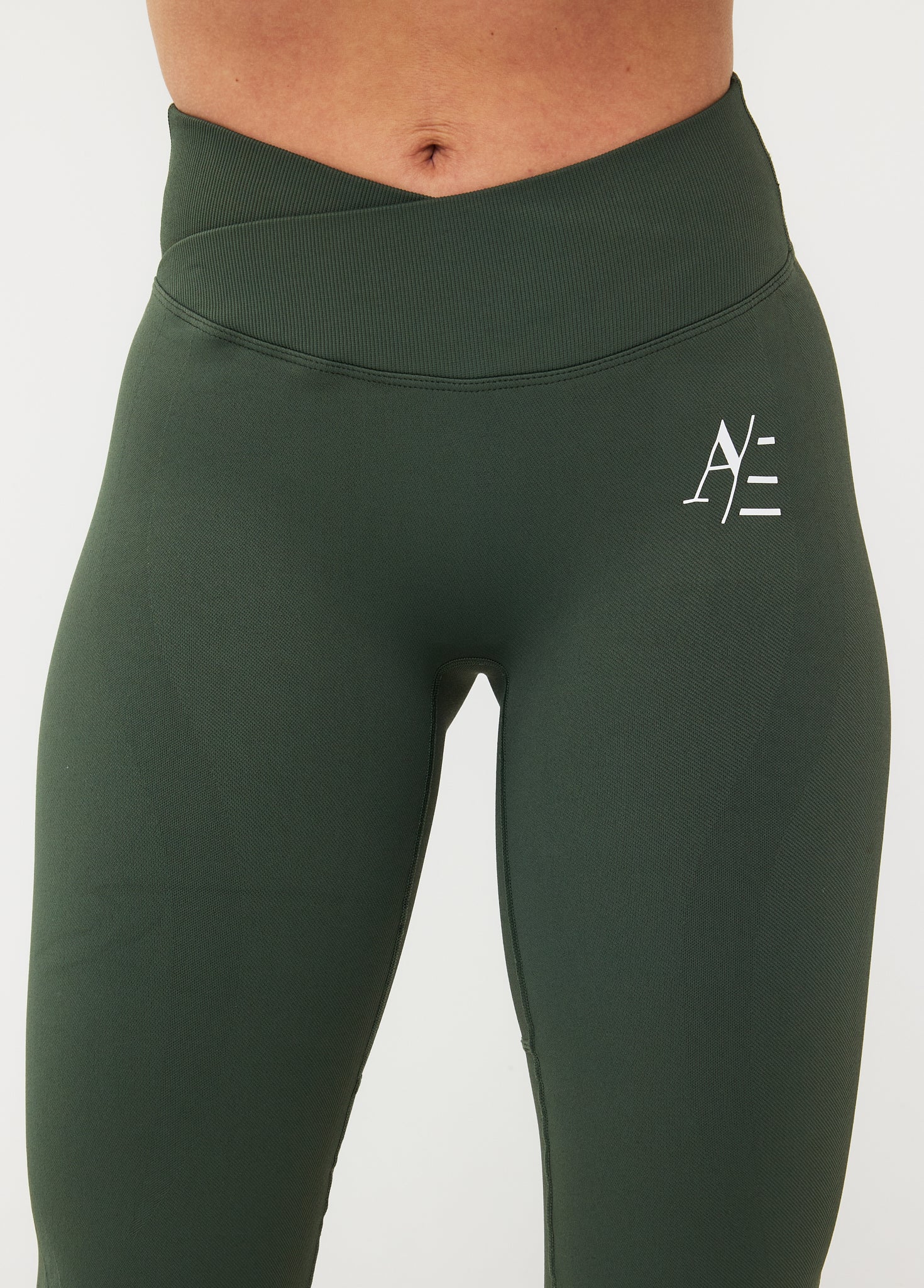 Flare Legging Olive Green