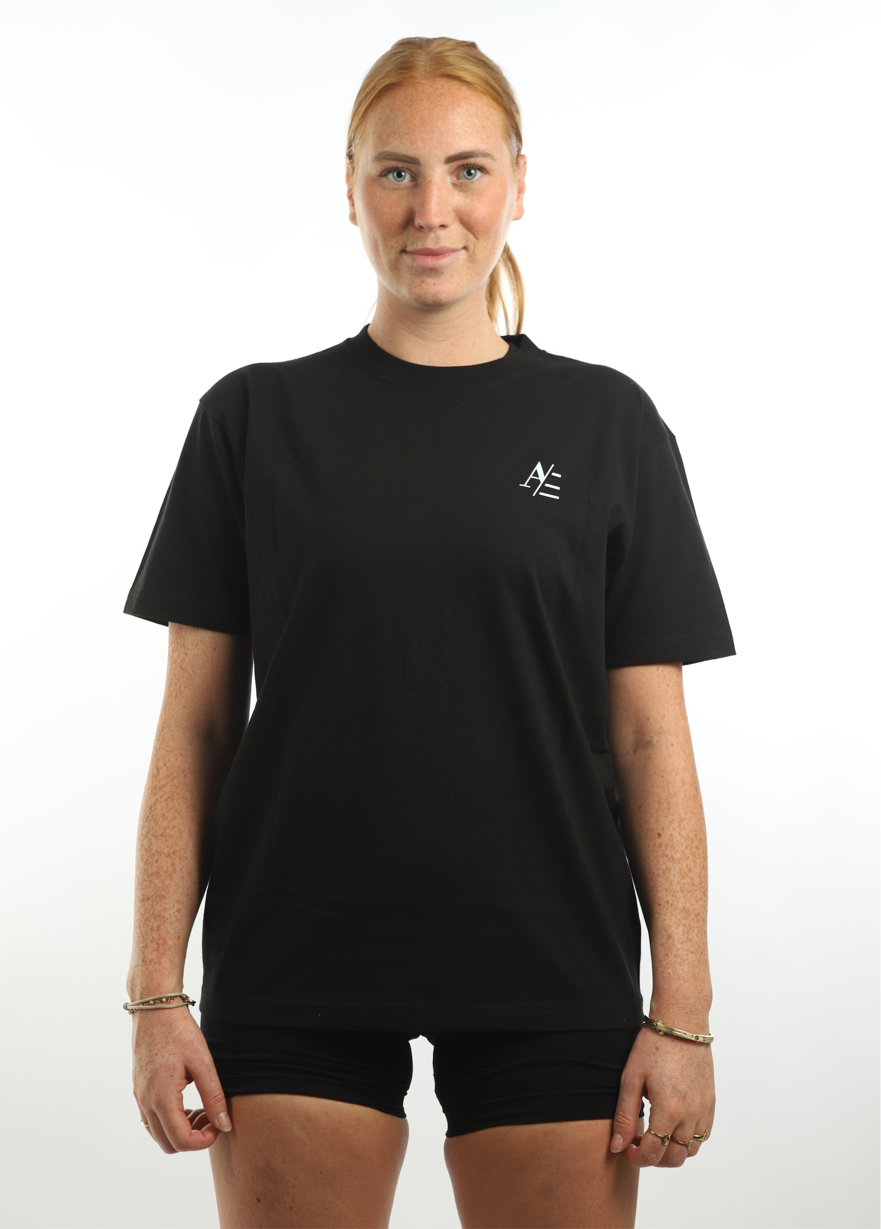 Oversized T-Shirt Black TRAIN HARD, STAY MOTIVATED.